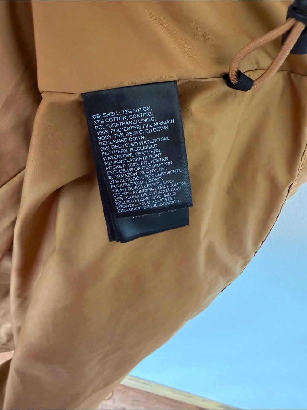 The North Face Brown Quilted Puffer Vest, size M